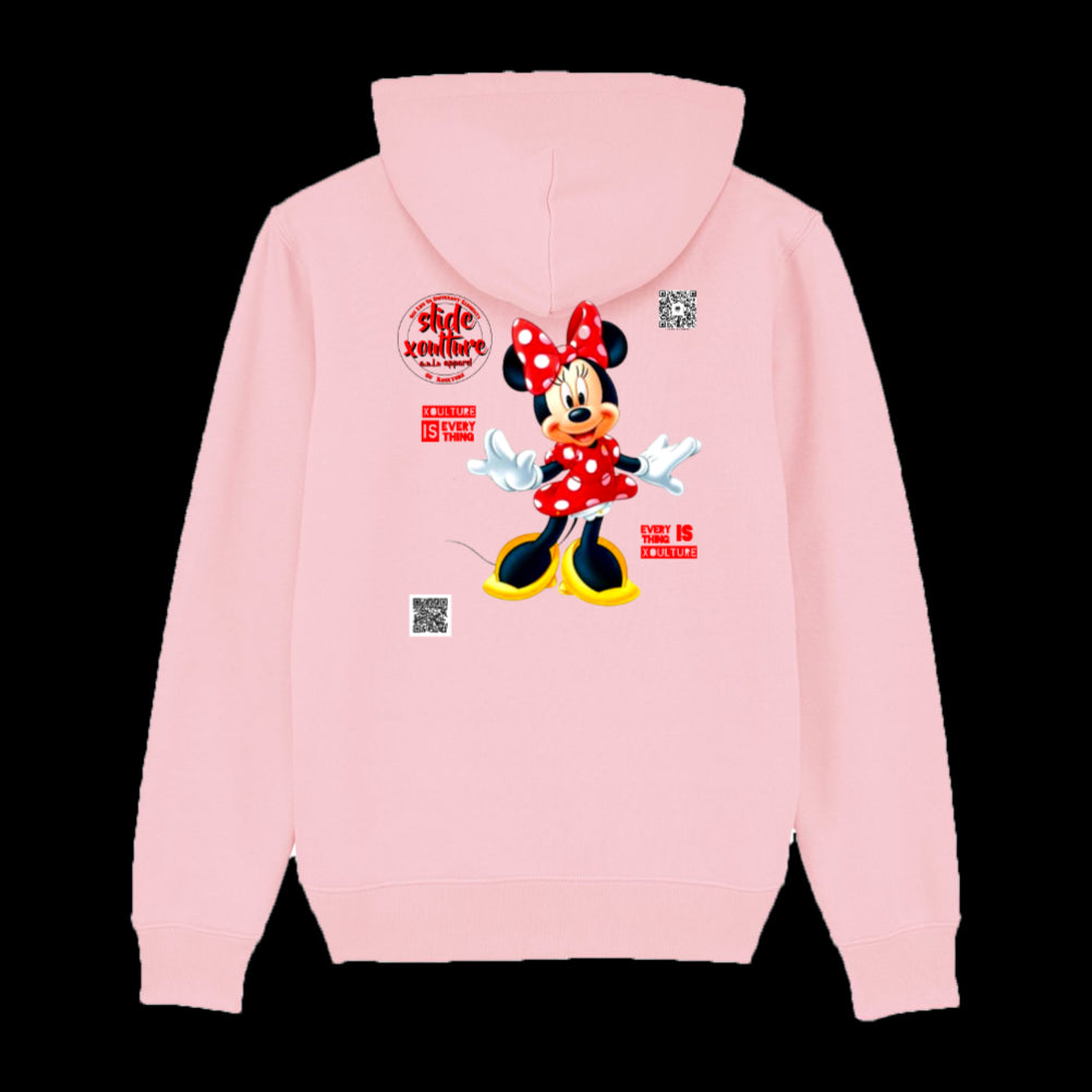 Slide Xoulture: Cartoon Xoulture Minnie Mouse Unisex Eco-Premium Hoodie Sweatshirt | Stanley/Stella Cruiser STSU822 Slide Xoulture: Cartoon Xoulture Minnie Mouse Unisex Eco-Premium Hoodie Sweatshirt | Stanley/Stella Cruiser STSU822