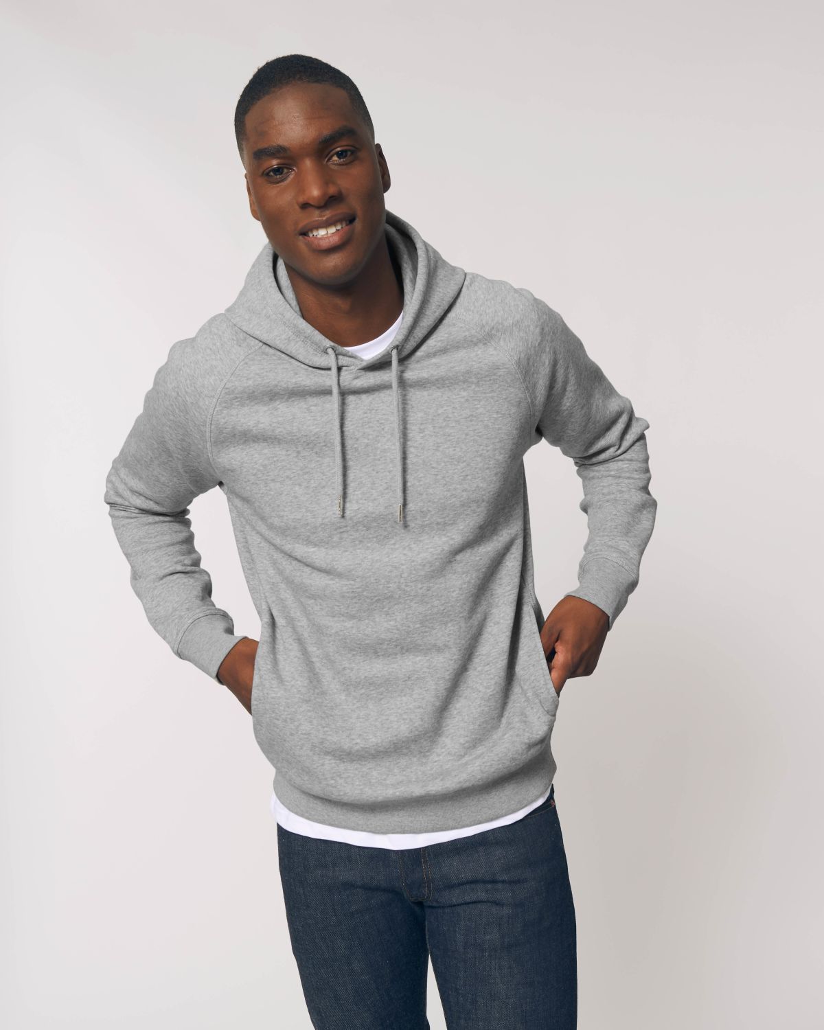 Stanley/Stella's - Sider Hoodie - Heather Grey Stanley/Stella's - Sider Hoodie - Heather Grey