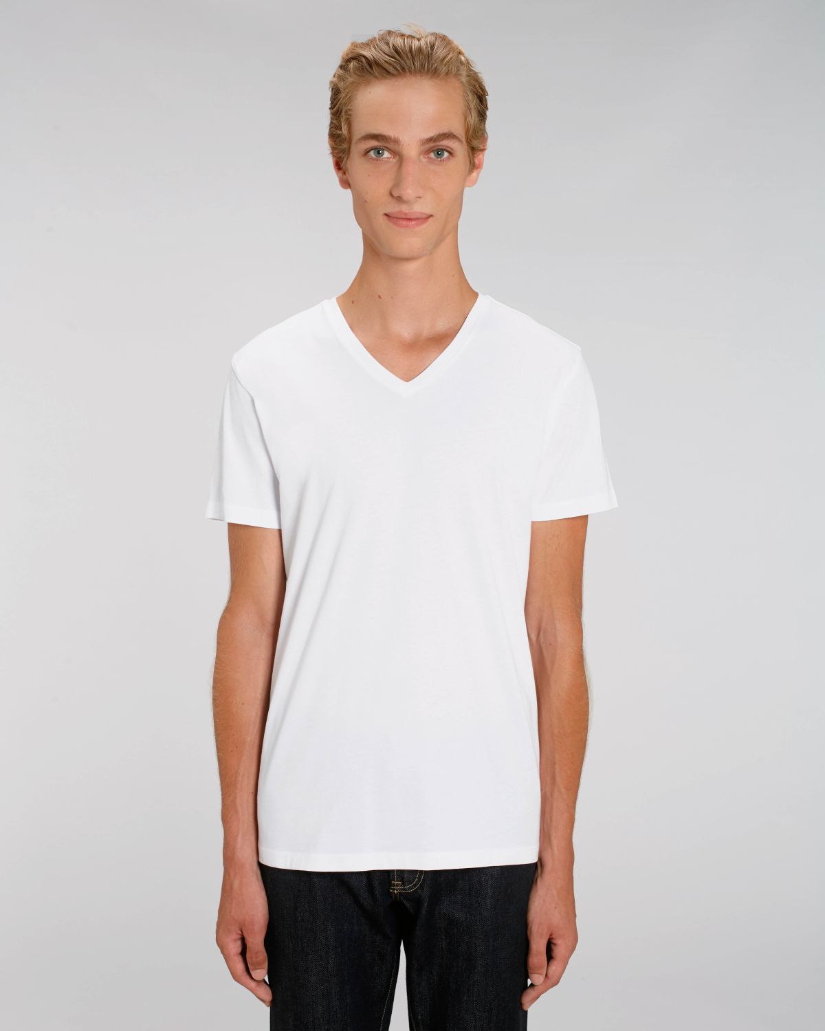 Stanley/Stella's - Presenter Tshirt V-neck - White Stanley/Stella's - Presenter Tshirt V-neck - White