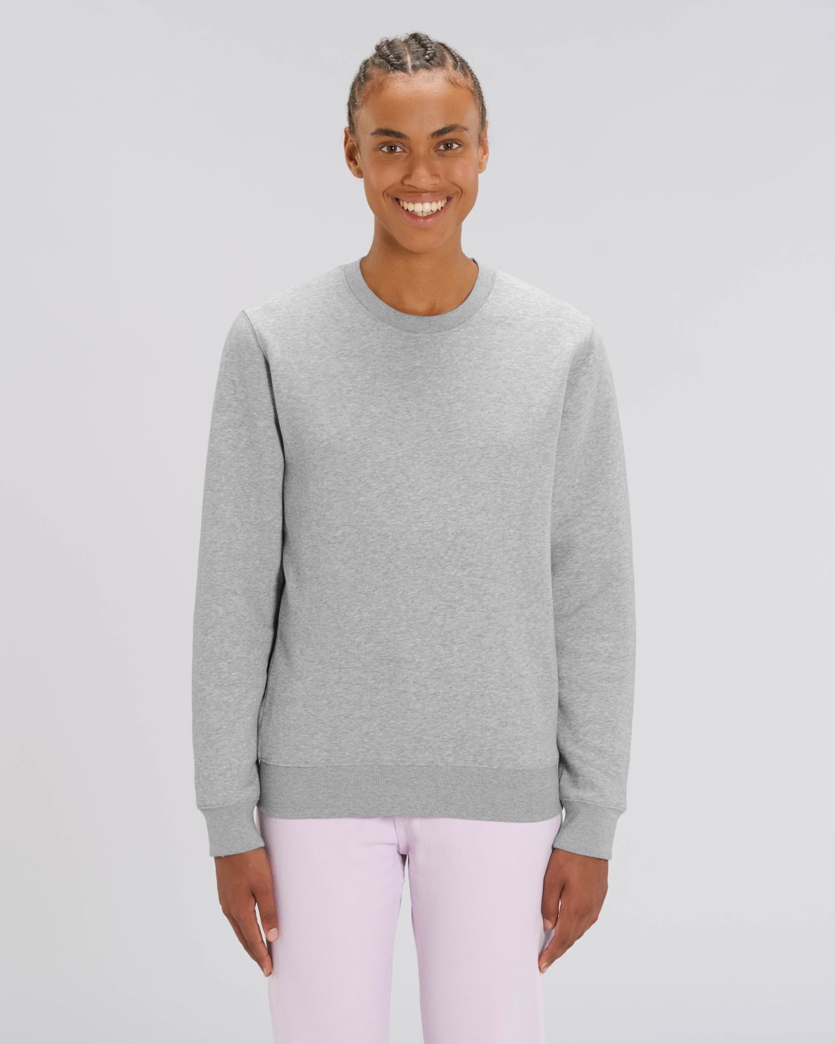 Stanley/Stella's - Changer Jumper - Heather Grey Stanley/Stella's - Changer Jumper - Heather Grey