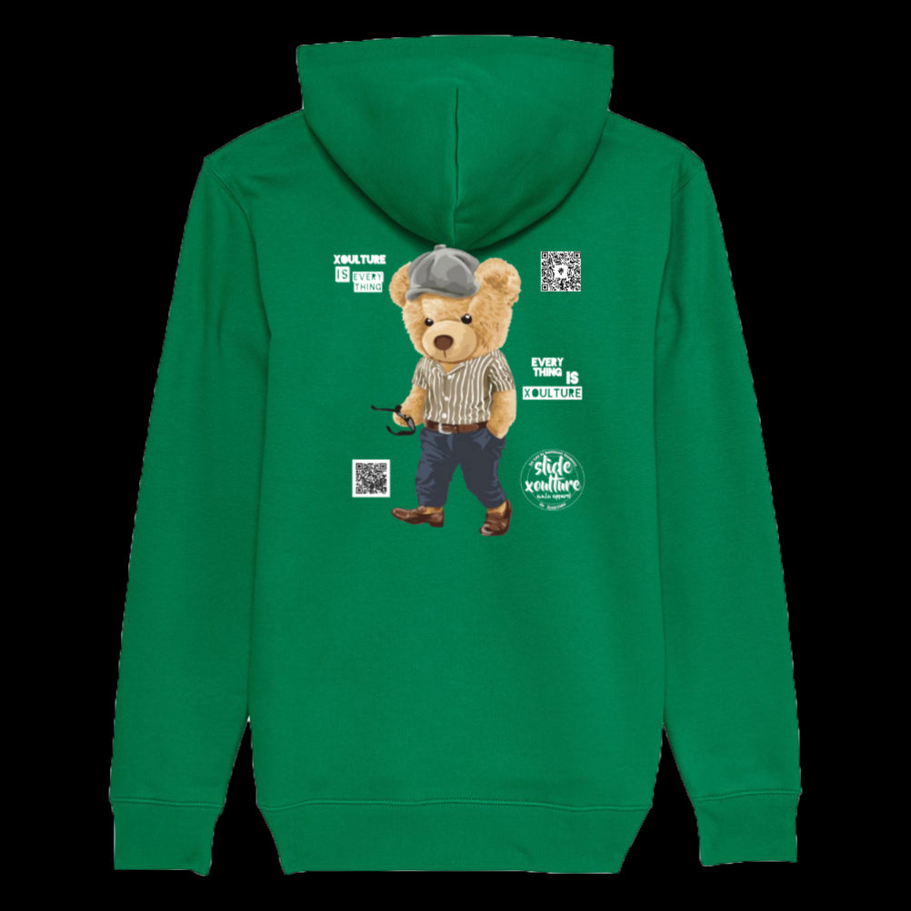 Slide Xoulture: Teddy Bear Xoulture 1, Unisex Eco-Premium Hoodie Sweatshirt | Stanley/Stella Cruiser STSU822 Slide Xoulture: Teddy Bear Xoulture 1, Unisex Eco-Premium Hoodie Sweatshirt | Stanley/Stella Cruiser STSU822
