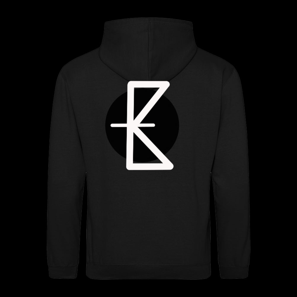 Katoff logo on back | Unisex Essential Pullover Hoodie | AWDis College Hoodie JH001