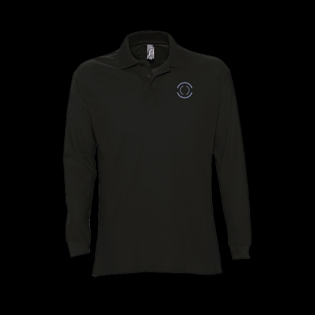 Men's Long-Sleeve Polo Shirt.