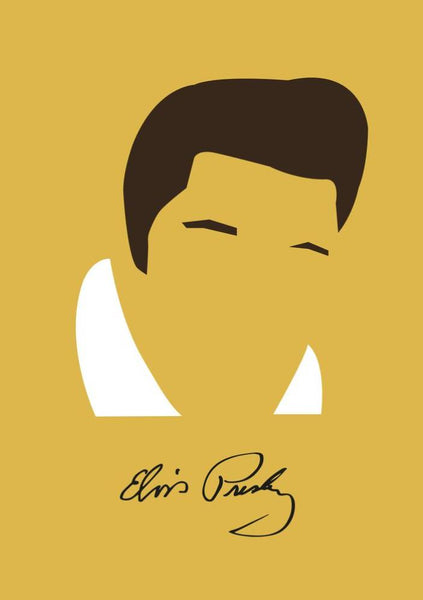 Elvis minimal Poster A2