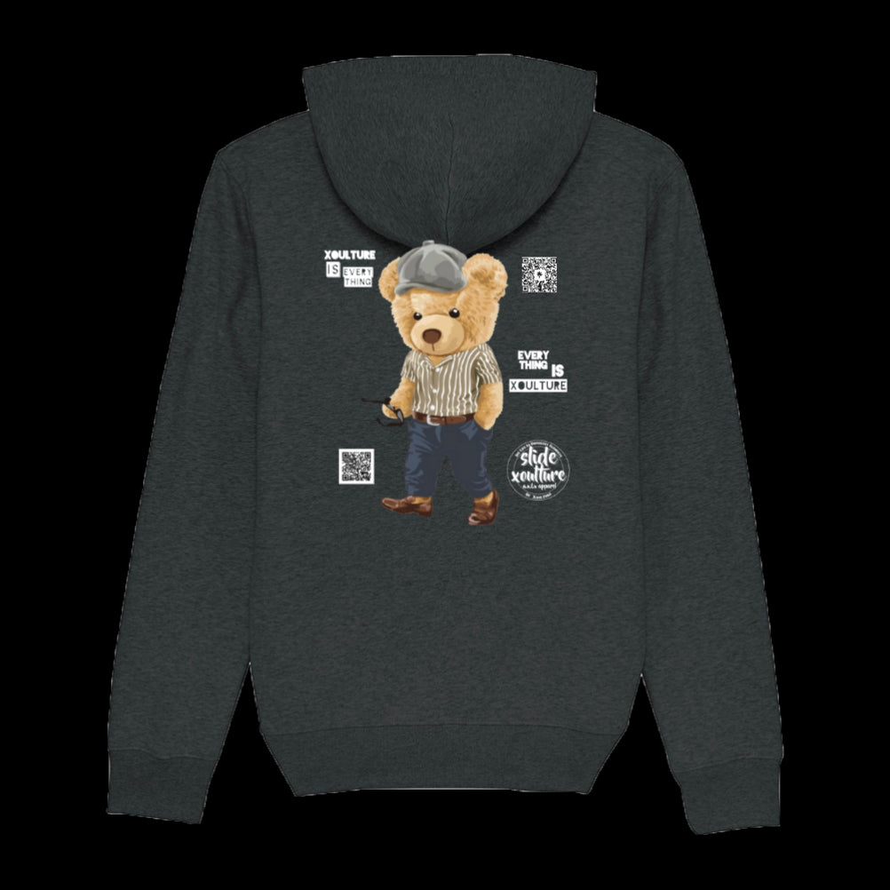 Slide Xoulture: Teddy Bear Xoulture 1. Unisex Eco-Premium Hoodie Sweatshirt | Stanley/Stella Cruiser STSU822