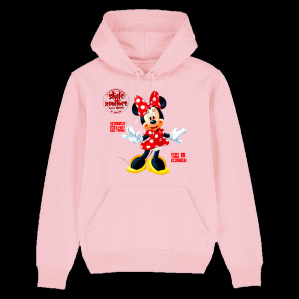 Slide Xoulture: Cartoon Xoulture Minnie Mouse Unisex Eco-Premium Hoodie Sweatshirt | Stanley/Stella Cruiser STSU822