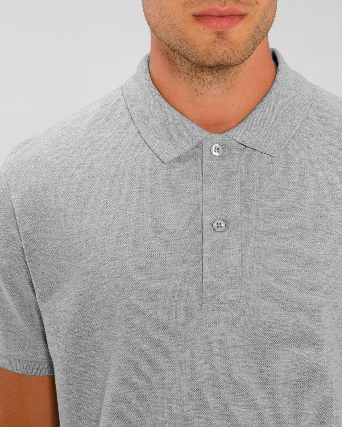 Stanley/Stella's - Stanley Dedicator Polo - Heather Grey