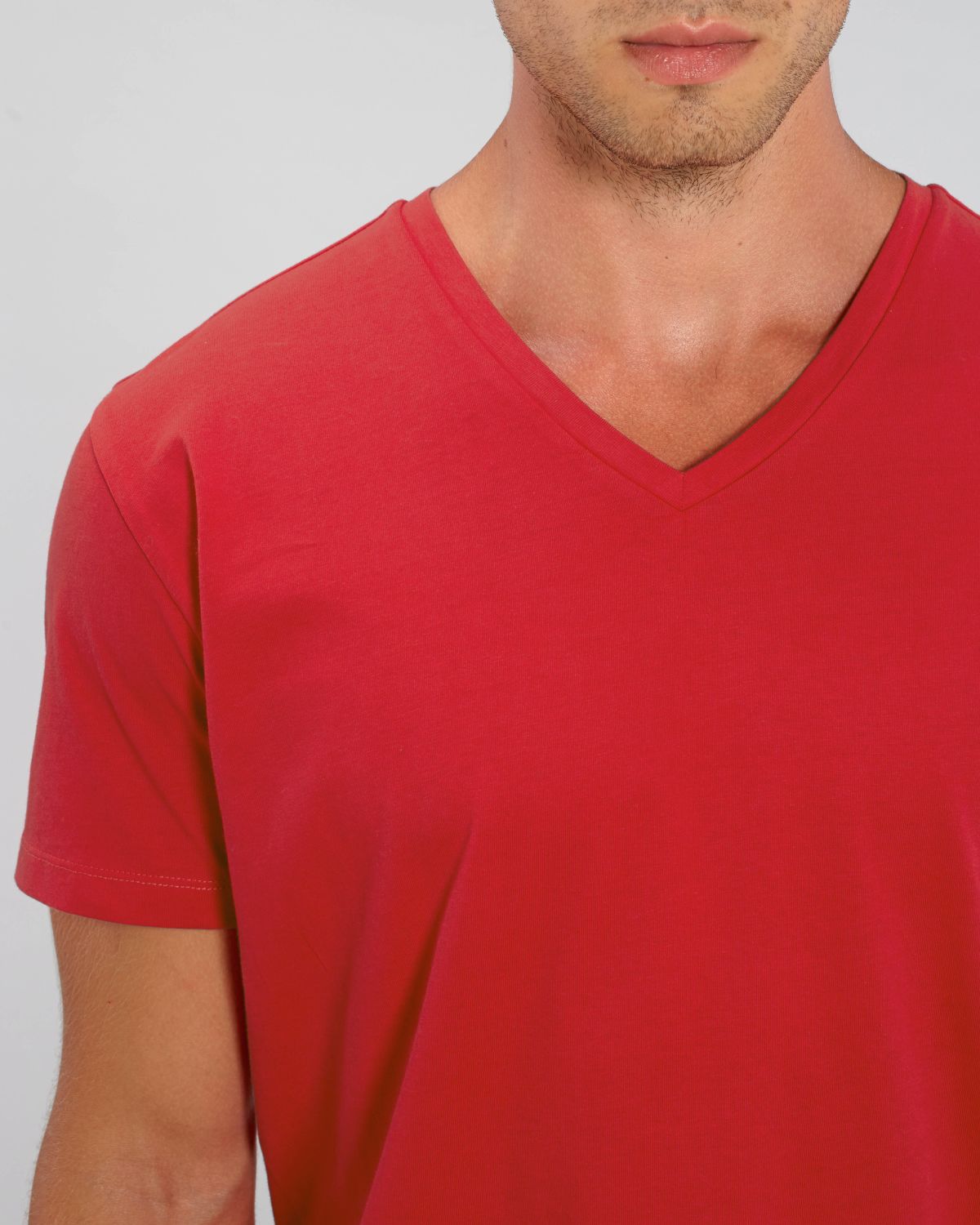 Stanley/Stella's - Presenter Tshirt V-neck - Red