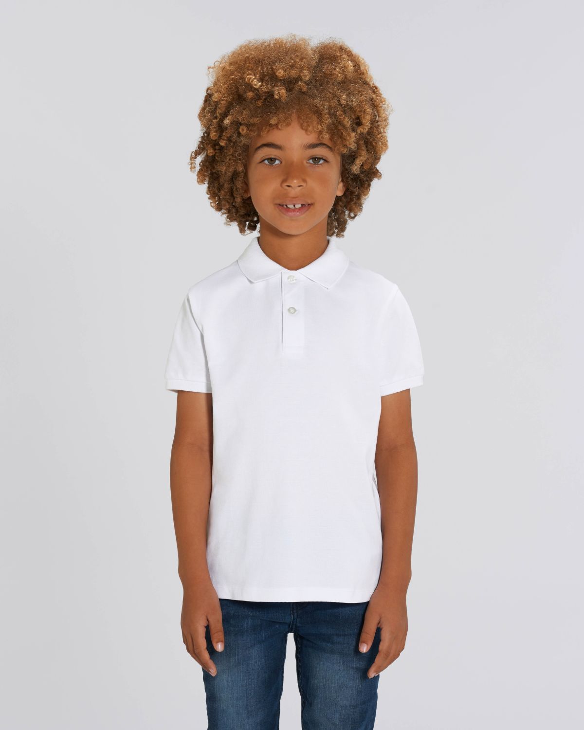 Stanley/Stella's - Mini Sprinter Kids Polo - White