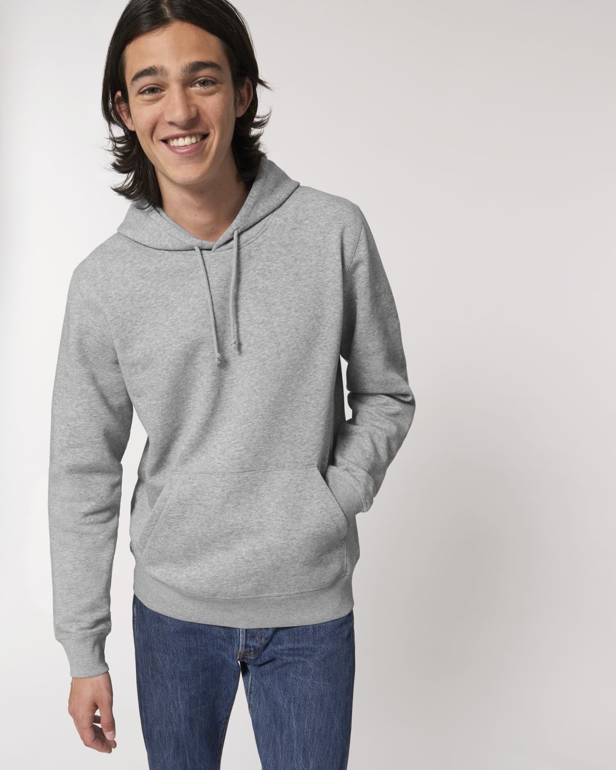 Stanley/Stella's - Drummer Hoodie - Heather Grey