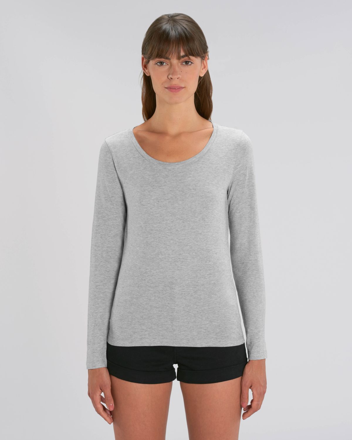 Stanley/Stella's - Stella Singer Longsleeve tshirt - Heather Grey