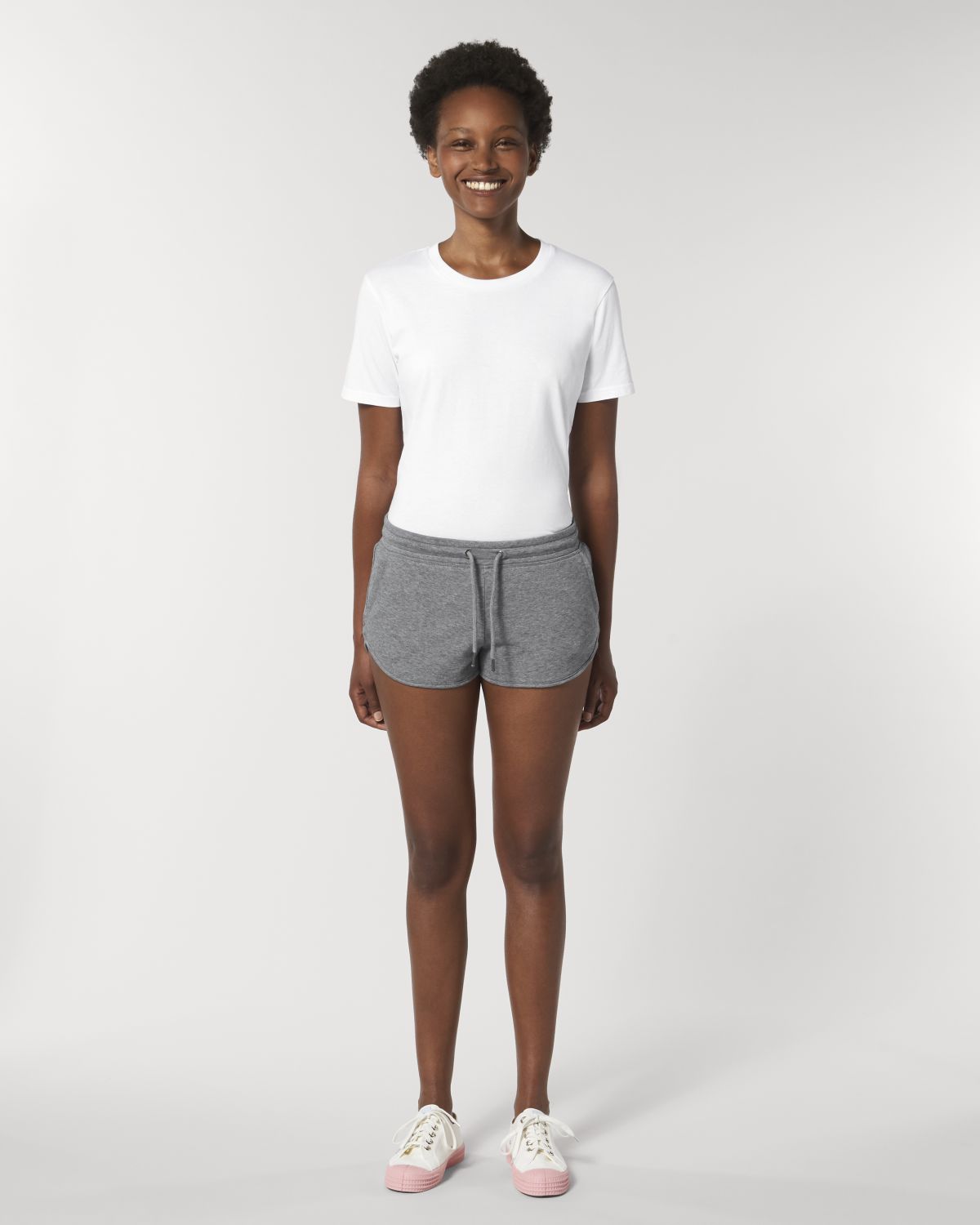 Stanley/Stella's - Stella Cuts Jogging Shorts - Mid Heather Grey