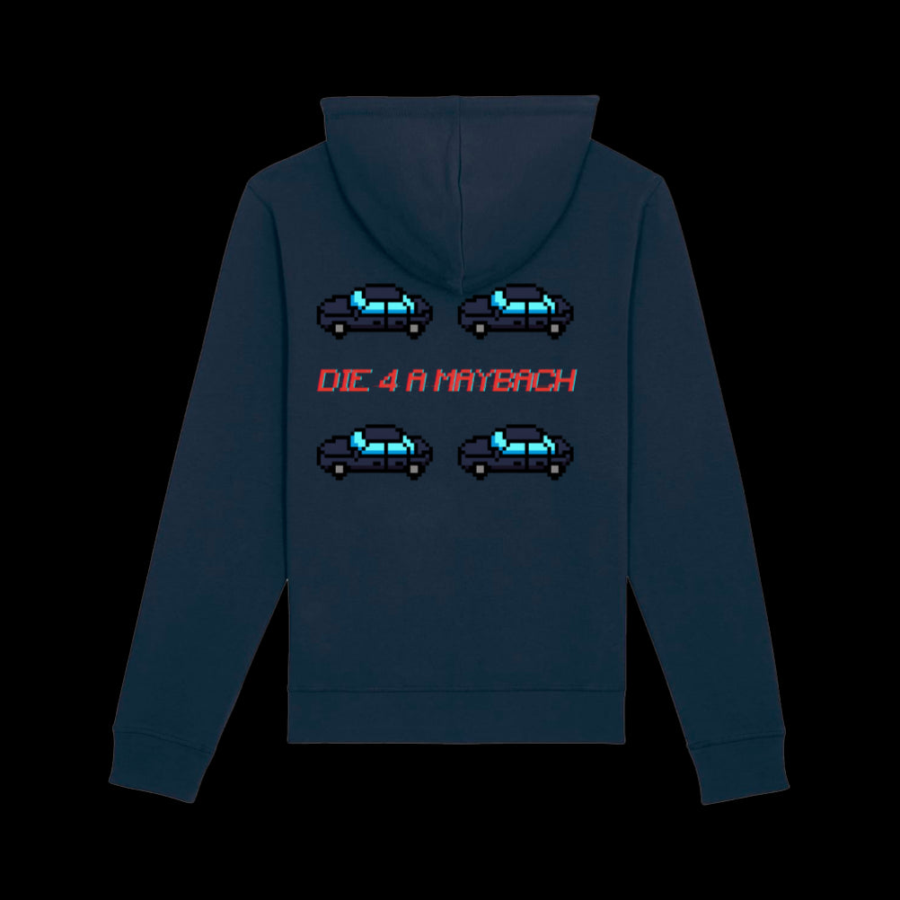 D4AM HOODIE - 8 BIT EDITION (NAVY)