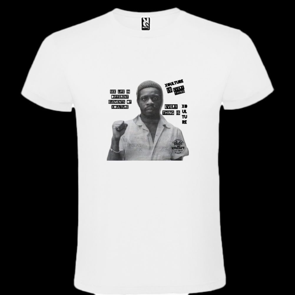 Slide Xoulture: Hero Xoulture 1. Fred Hampton Unisex Budget Round Neck T-Shirt | Roly Atomic 150