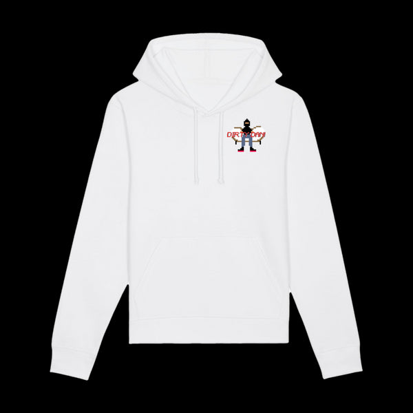 D4AM HOODIE - 8 BIT EDITION (WHITE)