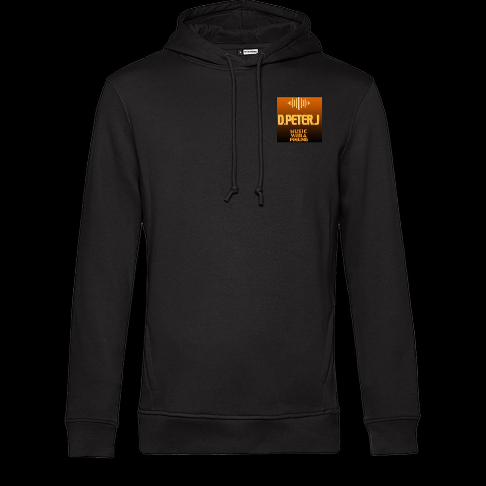 Men's Eco Hoodie | D.Peter.J's special copper-gold logo