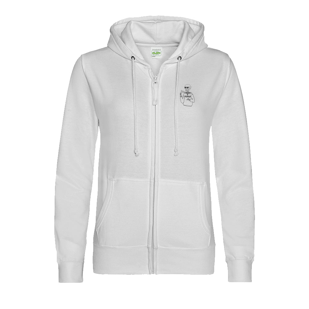 tebirex Ladies' Essential Zip-thru Hoodie | AWDis Ladies' Zip-thru Hoodie JH055