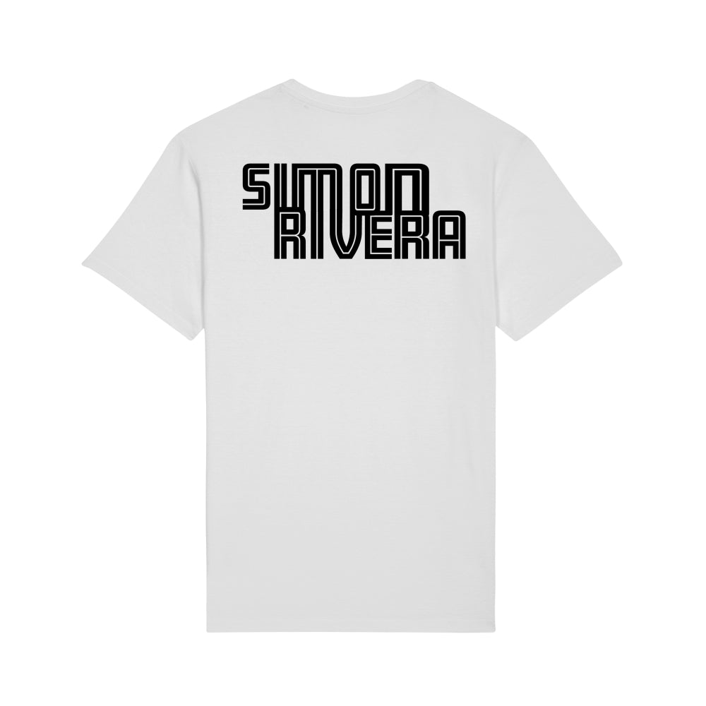 Simon Rivera Unisex Eco-Premium Crew Neck T-shirt (STTU758) - Name Logo