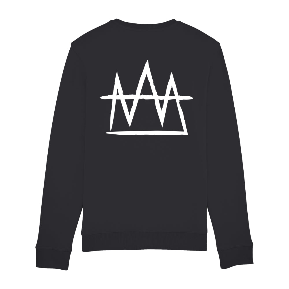 ALETULLE Unisex Eco-Premium Crew neck Sweatshirt - Black