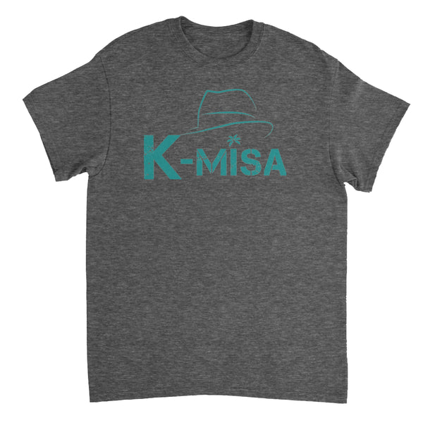 K-Misa Youth Essential Heavy Crew Neck T-shirt (5000B) - Logo Vert