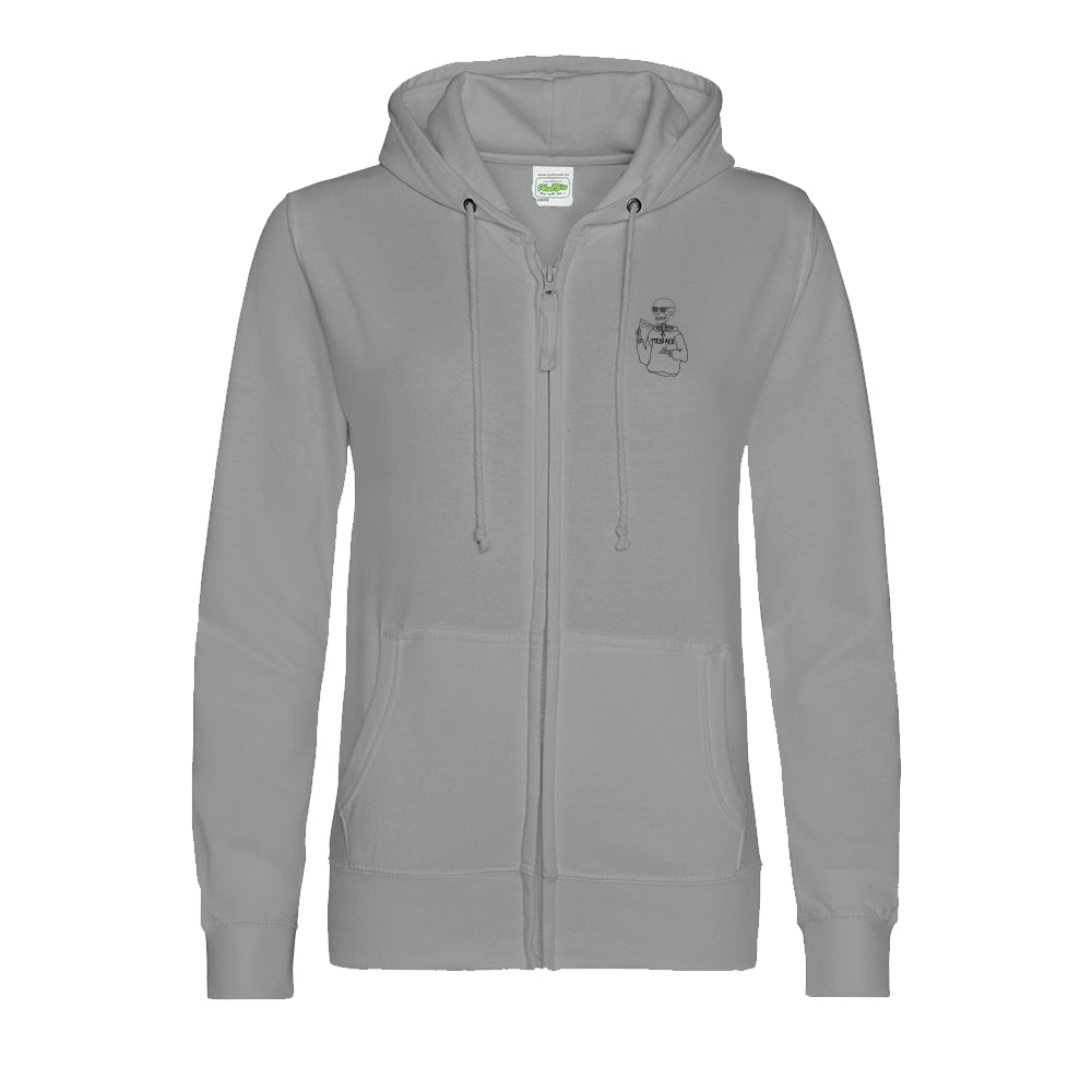 tebirex Ladies' Essential Zip-thru Hoodie | AWDis Ladies' Zip-thru Hoodie JH055