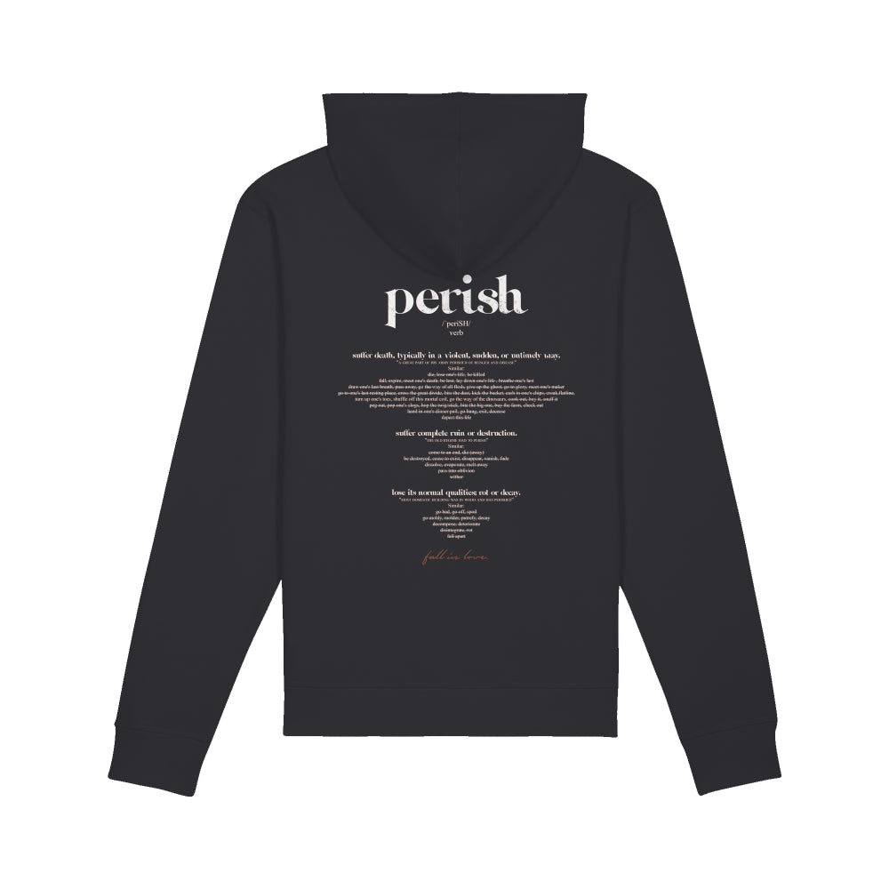 PERISH Definition Hoodie