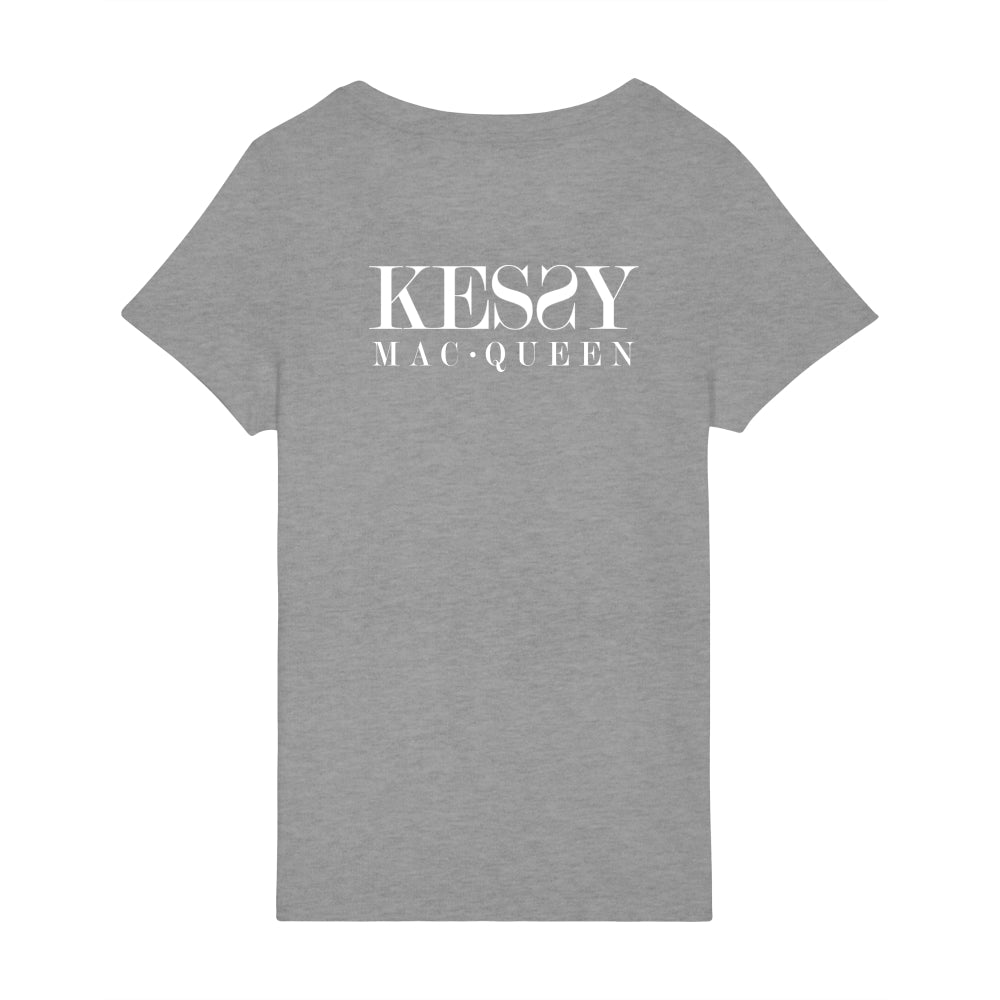 Kessy Mac Queen Ladies Eco-Premium T-shirt - White Logo