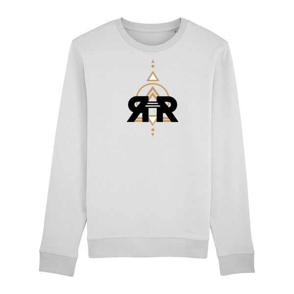 RXTH Unisex Eco-Premium Crew neck Sweatshirt - Logo & Icon (white)