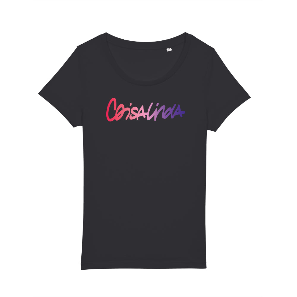 Denise Krammer Ladies Eco-Premium T-shirt (STTW039) - Black (Coisa Linda)