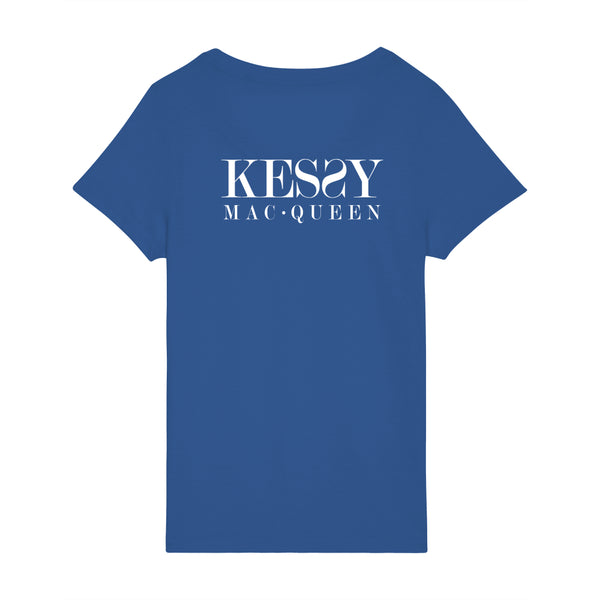 Kessy Mac Queen Ladies Eco-Premium T-shirt - White Logo