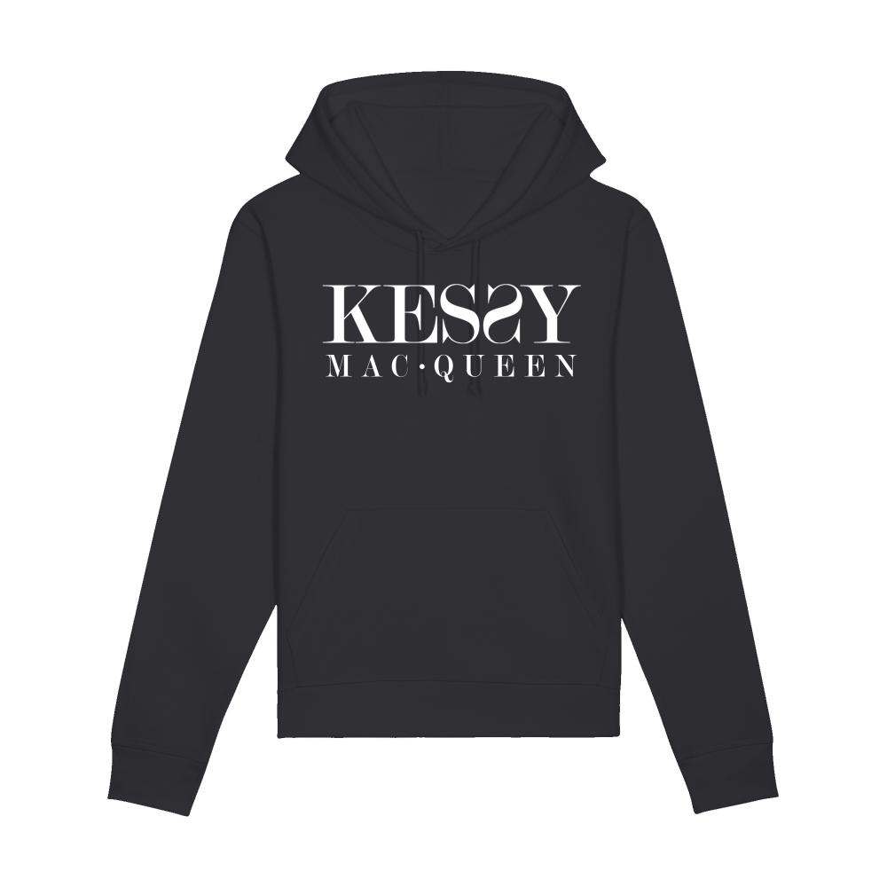 Kessy Mac Queen Unisex Eco-Premium Hoodie Sweatshirt - White Logo