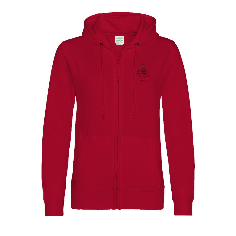 tebirex Ladies' Essential Zip-thru Hoodie | AWDis Ladies' Zip-thru Hoodie JH055