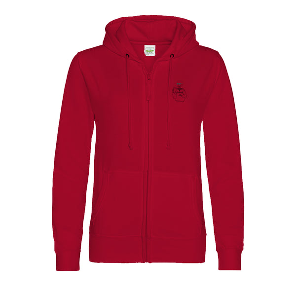 tebirex Ladies' Essential Zip-thru Hoodie | AWDis Ladies' Zip-thru Hoodie JH055