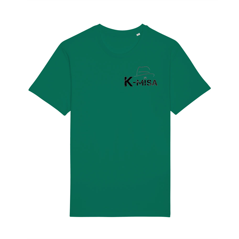 K-Misa Unisex Eco-Premium Crew Neck T-shirt (STTU758) - Logo Noir